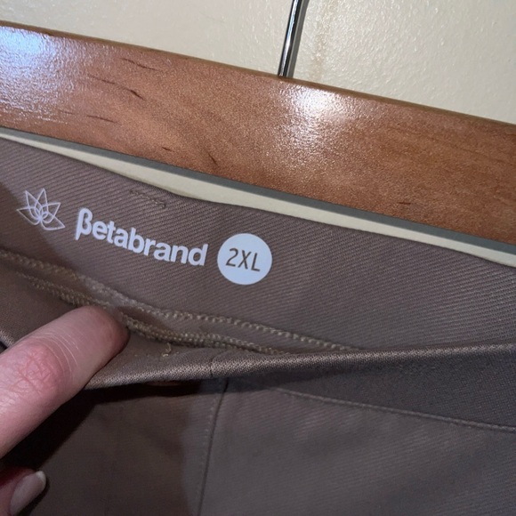 Betabrand Women’s bootcut Khaki Chinos 2XL - Picture 2 of 3